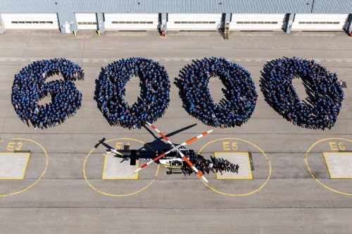Jubileuszowy, 6000. śmigłowiec wyprodukowany w Mirabel to Subaru Bell 412EPX / Zdjęcie: Bell Textron Canada