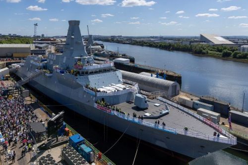 Fregata HMS Glasgow (F88) typu 26 jest dziewiątym okrętem Royal Navy noszącym tę nazwę / Zdjęcie: MO W. Brytanii 