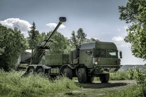 Zanim Łotwa otrzyma docelowe armatohaubice Archer 8x8, zamierza wyleasingować starszą odmianę tych systemów od Szwecji / Zdjęcie: BAE Systems