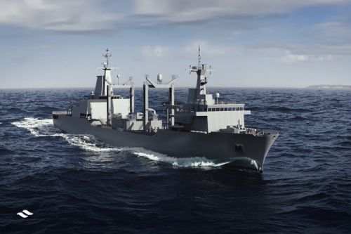 Budowa dwóch okrętów logistycznych BAC ma zostać zakończona do 2030 / Ilustracja: Navantia