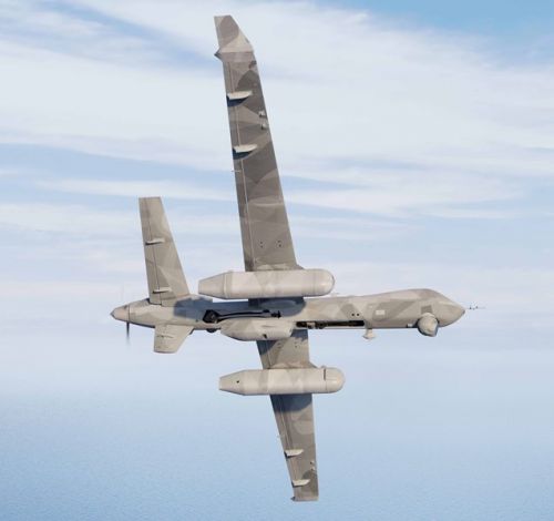Pierwszy lot MQ-9B w wersji wczesnego ostrzegania planowany jest w przyszłym roku / Zdjęcie: Saab