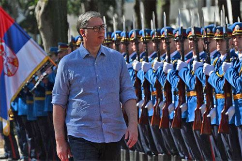 Prezydent Serbii Aleksandar Vučić / Zdjęcie: Gabinet Prezydenta Serbii