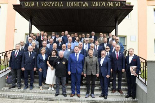Świdwin, 27 czerwca 2025. Uczestnicy Konferencji Naukowo-Technicznej Ostatni rok eksploatacji Su-22 i nowe perspektywy przed Klubem 1. SLT / Zdjęcie: via Henryk Czyżyk