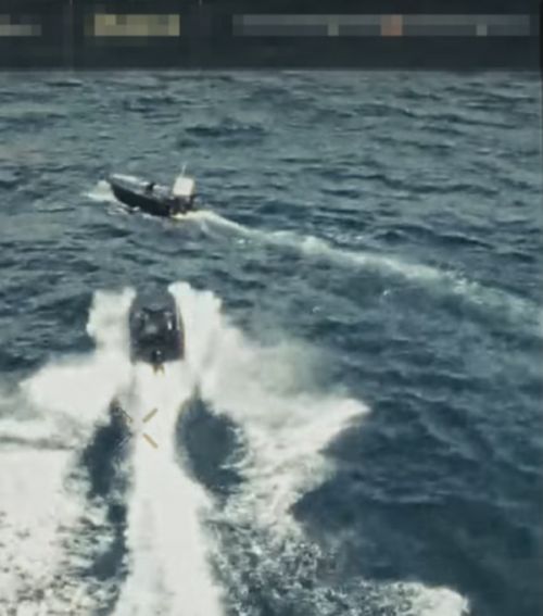 W czasie ćwiczenia użyto dwóch pojazdów Hammerhead, z których jeden był uzbrojony w ładunek wybuchowy, a drugi był celem / Zdjęcie: Royal Canadian Navy