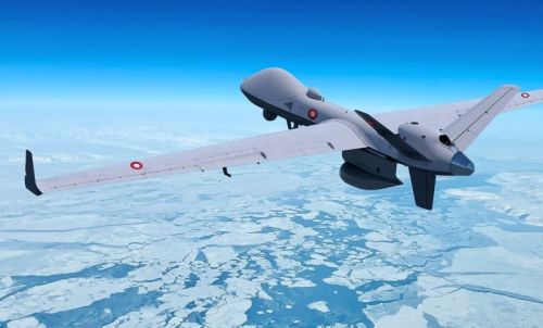 Wizualizacja bsl MQ-9B SkyGuardian w barwach lotnictwa wojskowego Danii / Ilustracja: MO Danii 
