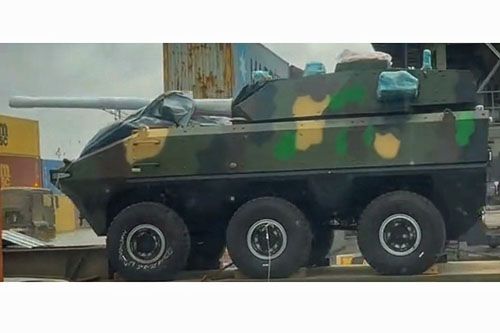 Samobieżny moździerz artyleryjski PLL-05 kal. 120 mm dostarczony siłom zbrojnym Burkina Faso / Zdjęcie: Hammer of War via X