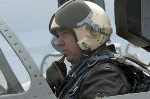 Mjr Serhij Bondar, który zginął dziś rano w katastrofie ukraińskiego myśliwca MiG-29 / Zdjęcie: facebook.com-Vbtaps