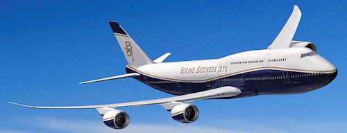 Największy i najszybszy w świecie biznes jet - Boeing 747-8 Intercontinental VIP / Rysunek: Boeing
