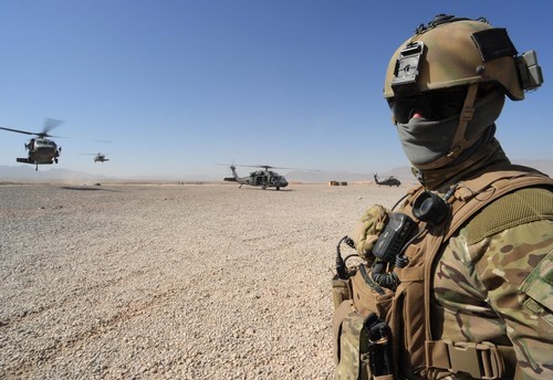 Jeden z żołnierzy SASR (Special Air Service Regiment) w Afganistanie / Zdjęcie: DO Australii