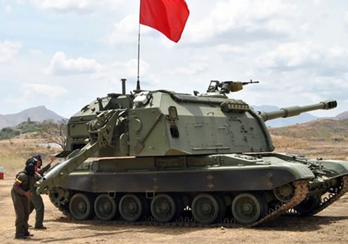 Wenezuelska MSTA-S w akcji / Zdjęcie: via Santiago Rivas