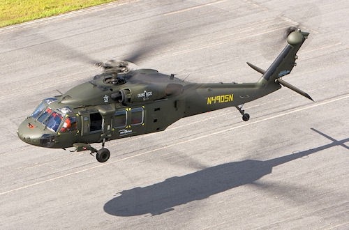 Pierwszy Sikorsky S-70i Black Hawk zmontowany w Polsce w 2010 / Zdjęcie: Mariusz Adamski