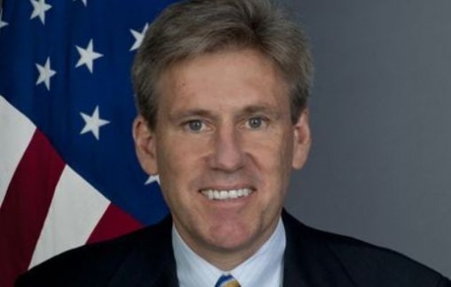 Chris Stevens był członkiem korpusu dyplomatycznego USA od 1991. Dwukrotnie piastował urząd ambasadora w Libii za czasów rządów obalonego w zeszłym roku Muammara Kadafiego. Na obecnym stanowisku służył od wiosny 2012 / Zdjęcie: YNN