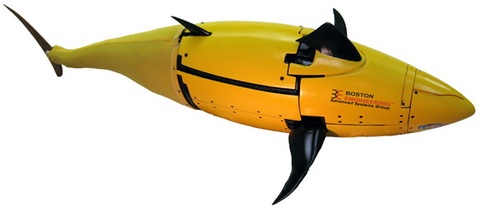 Obok torpedowatego kształtu, w ramach projektu Ghost Swimmer Boston Engineering Corporation koncentruje się też na rozwoju mechanicznych płetw MANEUVER o różnych kształtach i wielkościach. Marynarka wojenna zakłada, że będą stosowane na przyszłych okrętach podwodnych / Zdjęcie: BEC