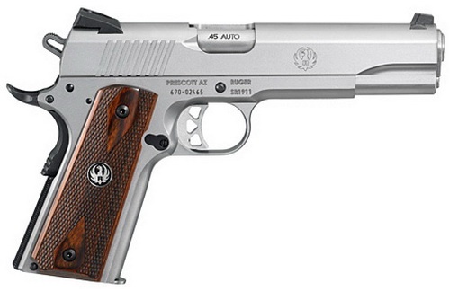 15 sierpnia 2012 Sturm, Ruger & Company ogłosiło, że linię produkcyjną zakładów w Southport opuścił milionowy w tym roku egzemplarz broni – pistolet Ruger SR1911 (klon M1911A1), sprzedany później na aukcji NRA / Zdjęcie: Ruger Firearms