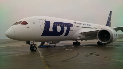 Jedyny jak dotąd Dreamliner PLL LOT / Zdjęcie: Grzegorz Sobczak