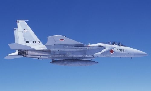 Dyżury alarmowe pełnią przede wszystkim myśliwce F-15, których Tokio posiada 213 / Zdjęcie: MO Japonii