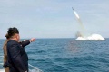 Północnokoreański test rakiety