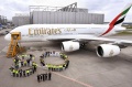 80. A380 Emirates ląduje w Wiedniu