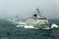 Wodowanie kolejnych korwet typu Jiangdao 