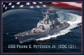 Stępka pod USS Frank E. Petersen Jr.