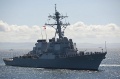 USS John S. McCain na Wyspach Spratly