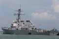 USS John S. McCain w Changi