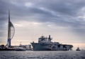 HMS Ocean ostatni raz w Portsmouth