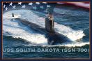 USS South Dakota w linii od lutego