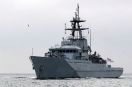 HMS Mersey patroluje kanał La Manche