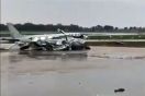 Tornado zdemolowało lotniska w USA