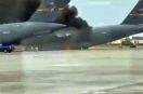 Pożar C-17A w bazie Charleston