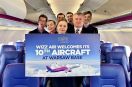 10. samolot Wizz Air w Warszawie