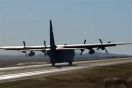 C-130 lądował na autostradzie w Montanie