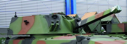 Pokazywana po raz pierwszy poprawiona wieża 120 mm moździerza automatycznego MAHSW programu Rak