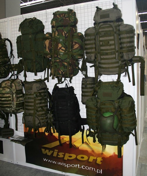 Segment plecaków militarnego przeznaczenia jest reprezentowany na MSPO 2010 między innymi przez Wisport