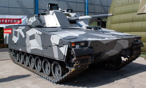 CV9035 Mk  III - wersja z 35-mm armatą Bushmaster wyeksportowana został do Dani i  Holandii