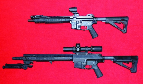 Porównanie 5,56-mm karabinka automatycznego KAC SR-16E3 CQB Mod 2 z oferowanym jako następca Dragunowa 7,62-mm karabinem samopowtarzalnym KAC SR-25 APR (M110A2) 