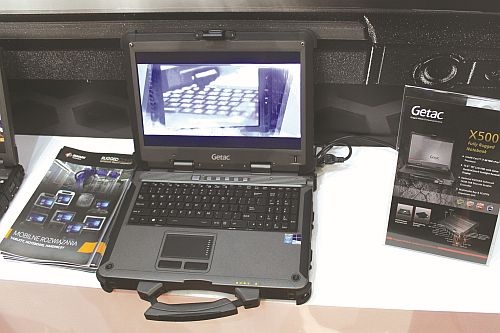 Wzmocniony laptop Getac X500 / Zdjęcie: Tomasz Nowak
