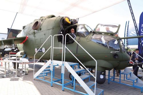 Na stoisku WZL Nr 1 zaprezentowano opracowaną ze znacznym udziałem polskich przedsiębiorstw propozycję modernizacji śmigłowców Mi-24