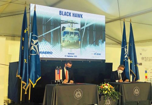 Spółka PZL Mielec, która należy do koncernu Lockheed Martin, będzie współpracowała z Romaero przy opracowywaniu planów nowego Centrum obsługi technicznej, napraw i przeglądów naprawczych śmigłowców Black Hawk, które ma powstać w Bukareszcie / Zdjęcie: PZL Mielec