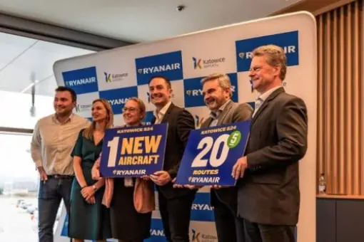 Nowe rozkłady lotów Ryanair dla Katowic i Poznania