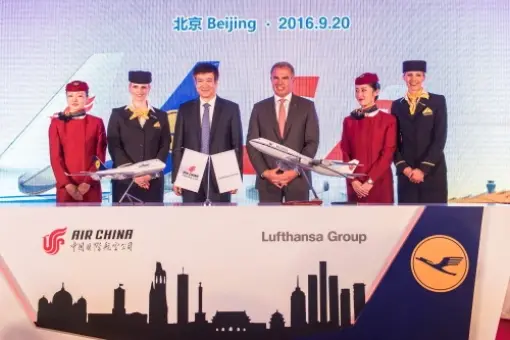 Joint venture Lufthansy i Air China