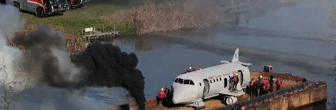 Ćwiczenia służb ratowniczych koło Tyńca