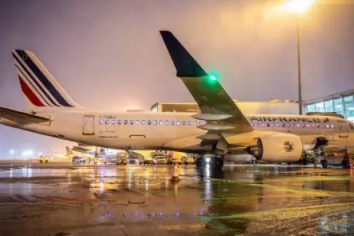 A220 Air France w Warszawie
