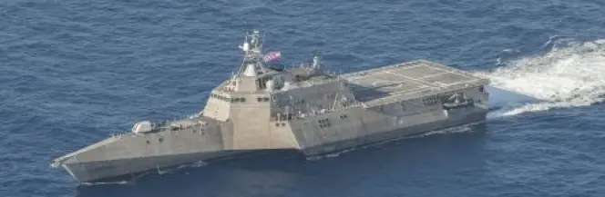 Testy ogniowe USS Coronado