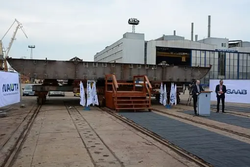 Stępka pod szwedzki okręt rozpoznawczy