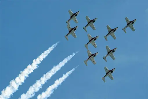 Ostatnie występy Snowbirds na CT-114 Tutor