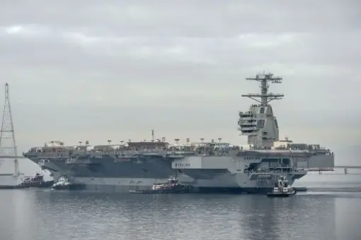 USS Gerald R. Ford w kwietniu?