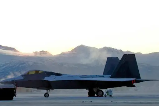Rozbił się F-22