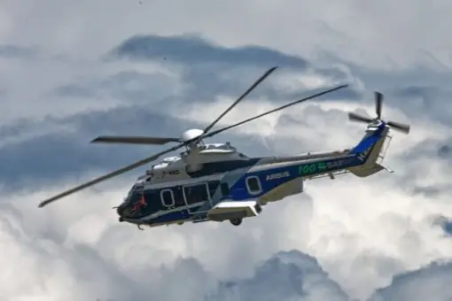 H225 lata na biopaliwie